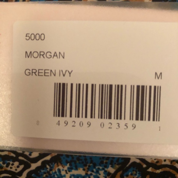 Julie Brown Morgan dress in green ivy NWT size M - Picture 3 of 7